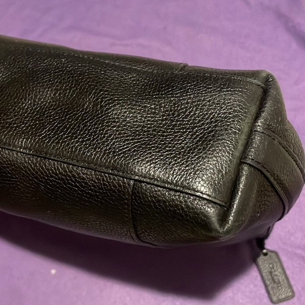 Coach Scout Black Pebble Leather Hobo Bag - Picture 10 of 16